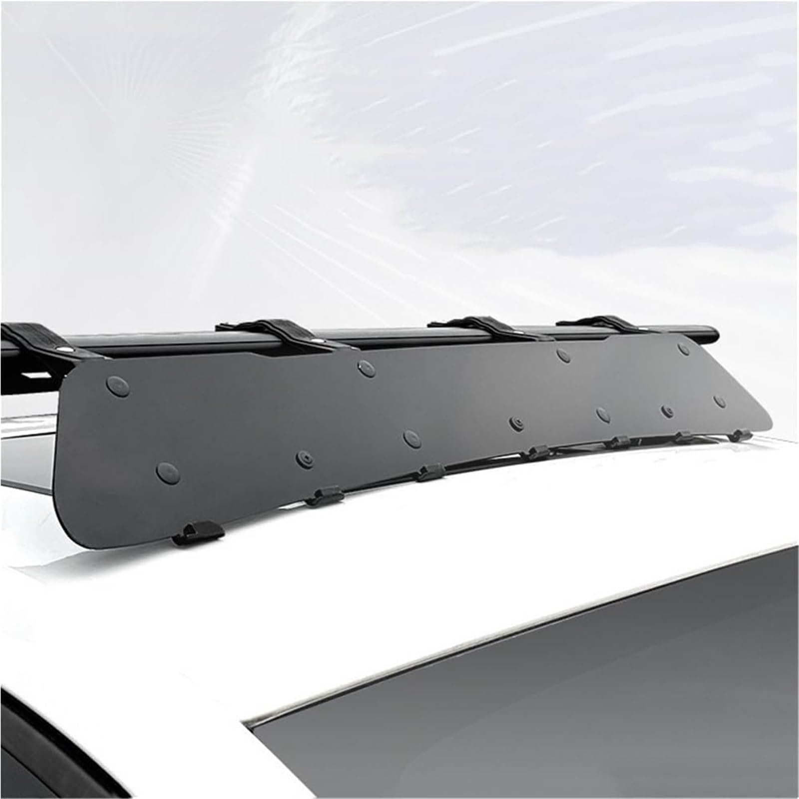 Moderner Dachwindabweiser, Dachgepäckträger-Windschutzscheibenabdeckung, Geräuschreduzierender Dachgepäckträger-Luftabweiser, (114 cm - 44,9 Zoll)(85cm-33.5in)