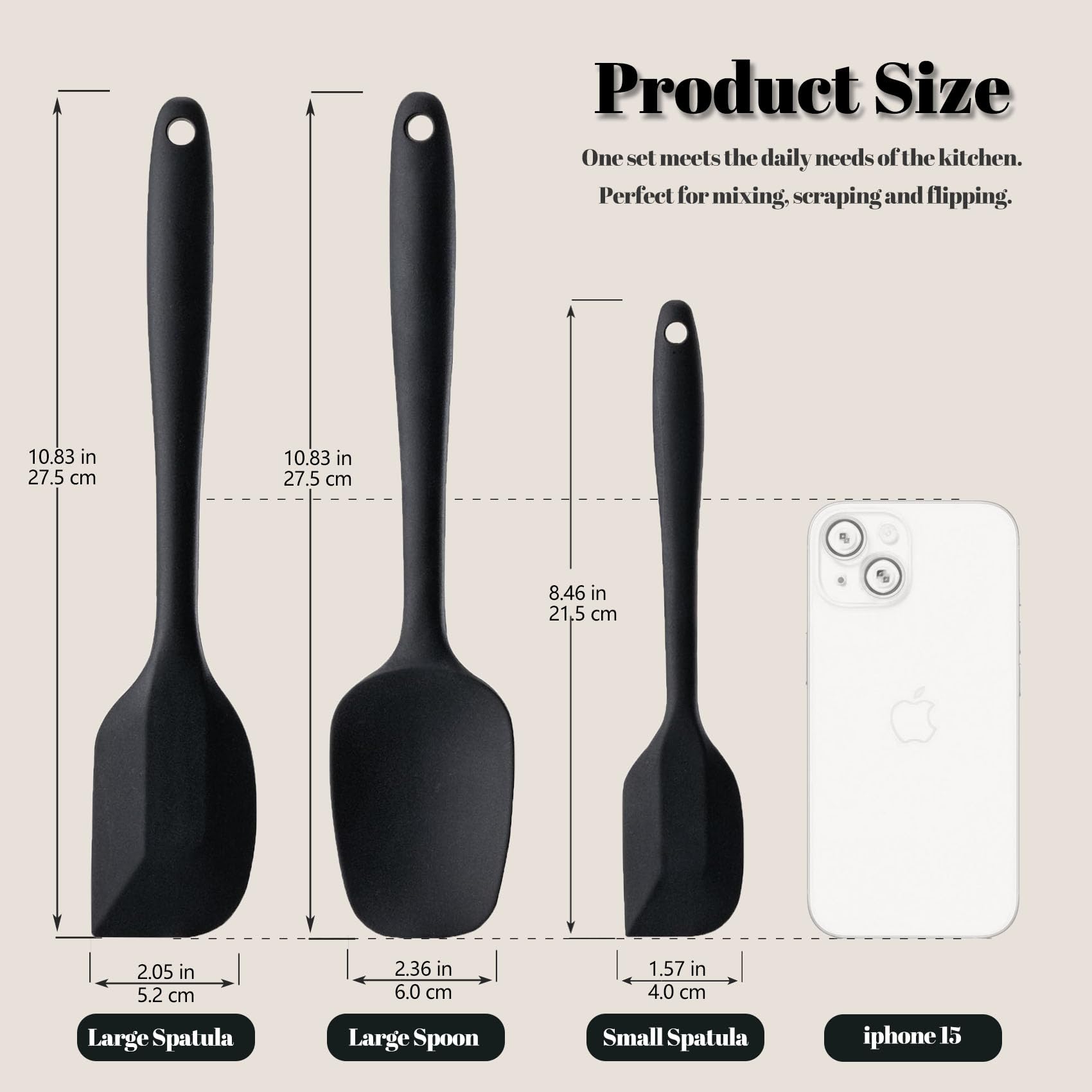 Spatola In Silicone Resistente Al Calore (315°C) - Manico Lungo E