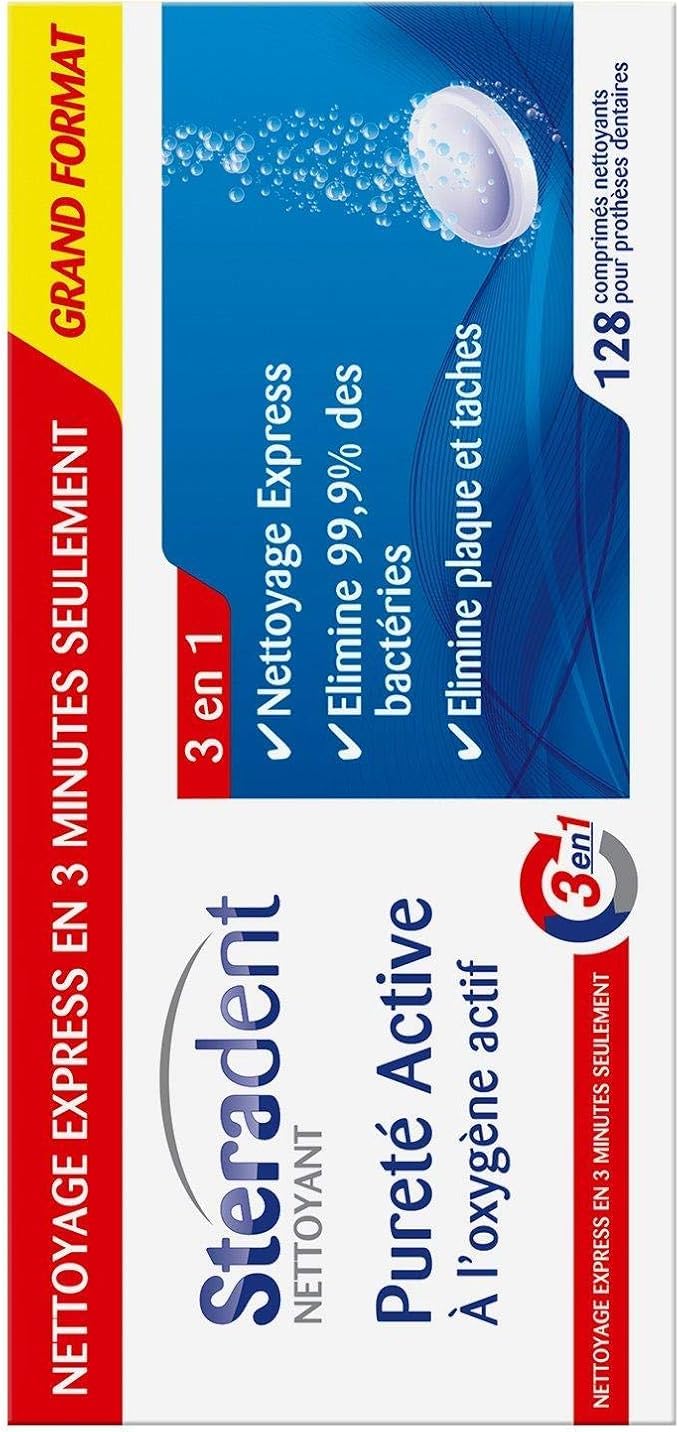 Pureza Cleansing Tablets 128 Comprimidos Activos - Lot De 3 - Precio Por Lote - Entrega Rápida