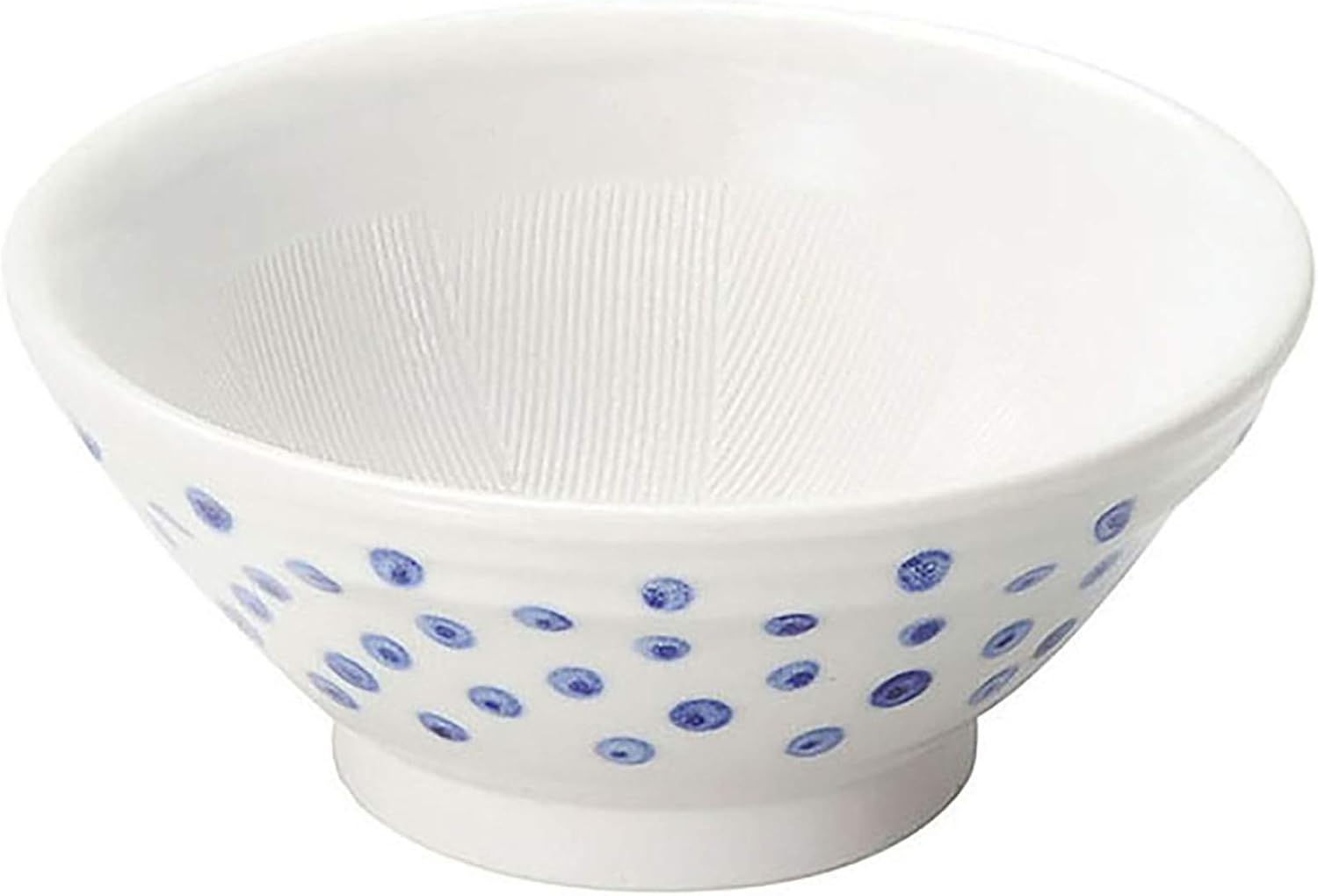 Aito Seisakusho 288004 Polka Dot Mizutama Mortar, Size 5, Approx. 5.5 inches (14 cm), Small Round Pattern, Mino Ware Dishwasher and Microwave Safe, Made in Japan
