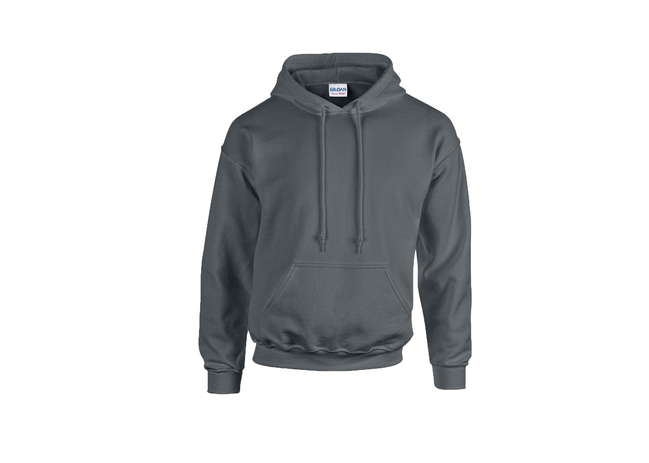 Gildan Men's Charcoal Hoodie Adult 50/50Th Hooded Sweat/18500, Plain, L