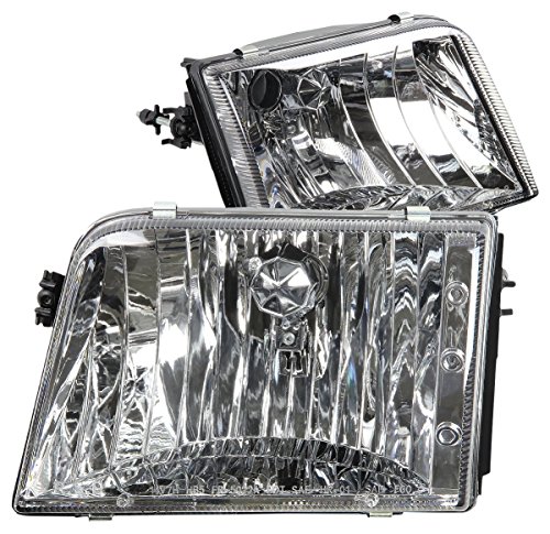 DNA Motoring HL-OH-FR93-CH Headlight (Driver & Passenger Side)