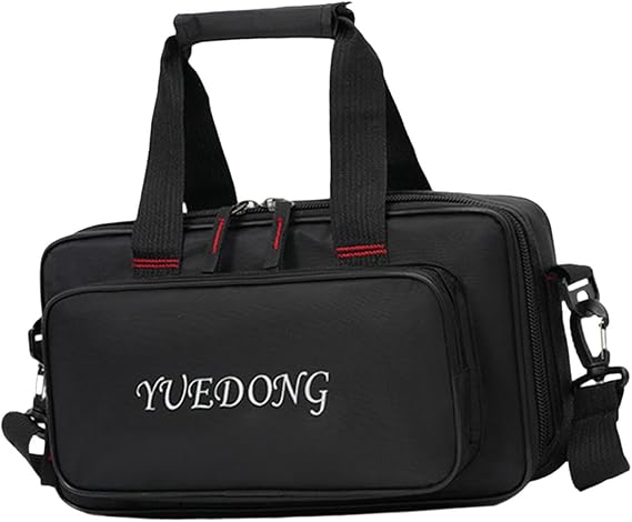 Oshhni Guitar Multi Effects Pedal Bag Pedalboard Carry Case with Pocket Pedalboard Zipper Pouch for Show Performance Rehearsals, 34x18x7cm