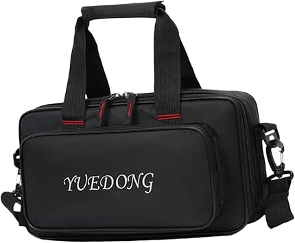 Oshhni Guitar Multi Effects Pedal Bag Pedalboard Carry Case with Pocket Pedalboard Zipper Pouch for Show Performance Rehearsals, 34x18x7cm