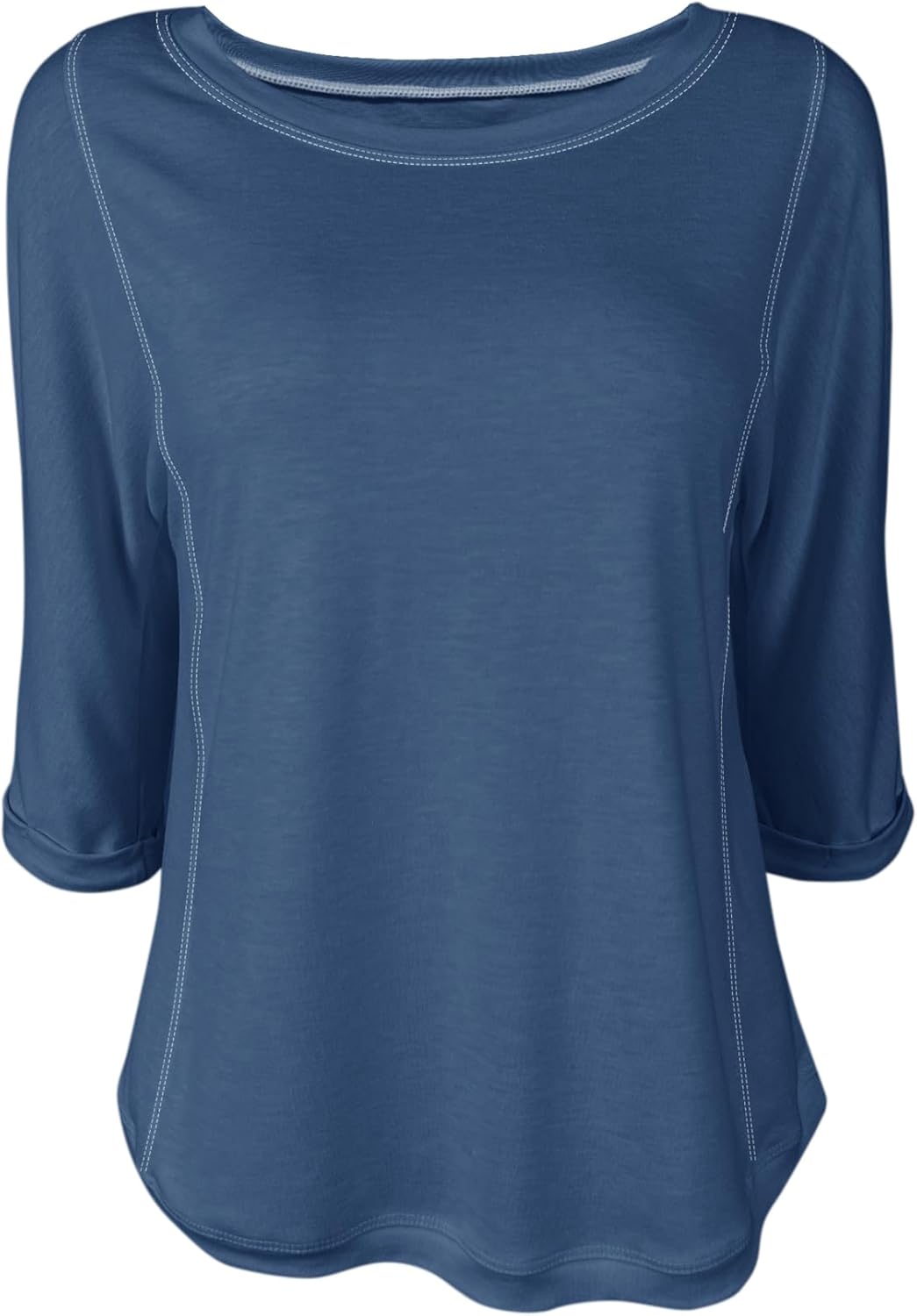 Fanway&EC Women's Casual Summer Tops 3/4 Sleeve Crew Neck T Shirts Loose Fit Tunic Blouses Tee - Image 4