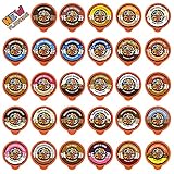 Crazy Cups Flavored Coffee in Single Serve Coffee Pods - Flavor Coffee Variety Pack Chocolate 40 Count