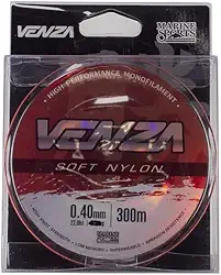 Linha Pesca Monofilamento Venza Soft Nylon 0.40mm 300 Metros