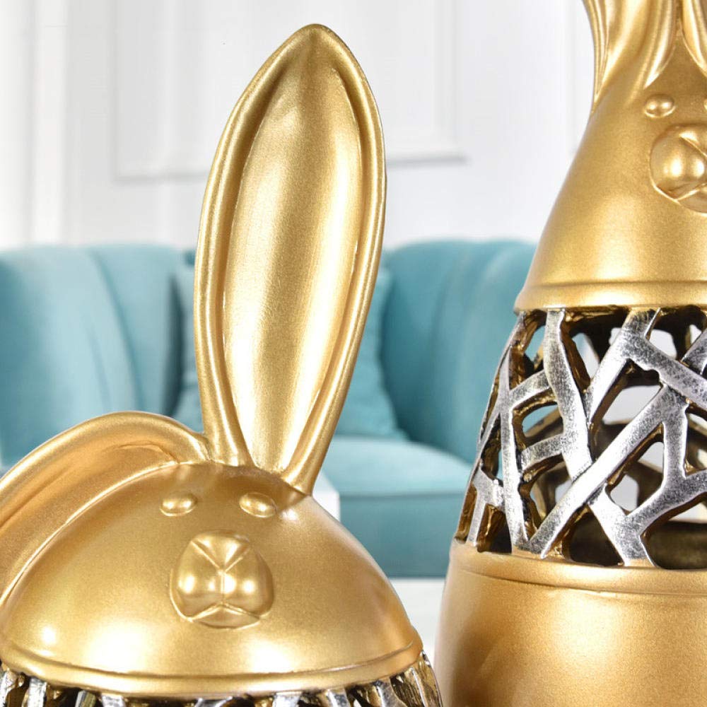 Figurki, ozdoby samochodowe, posągi, dekoracje na torty, dekoracje stołowe, rzeźby statuetka figurka ozdoby królik dekoracja europejska dekoracja wnętrz salon sypialnia pokój małe rzeczy