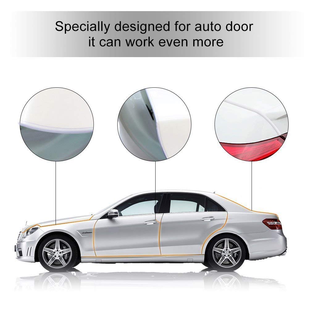 Dilwe Protecteur De Bord De Porte 5M Bande De Caoutchouc De Moulage De