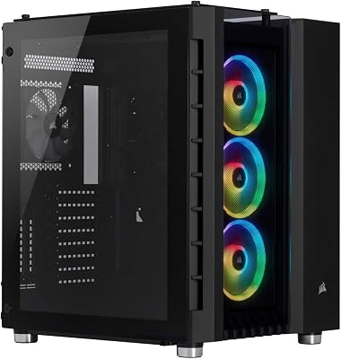 Corsair Crystal Series 680X RGB High Airflow Tempered Glass ATX Smart Case, Black