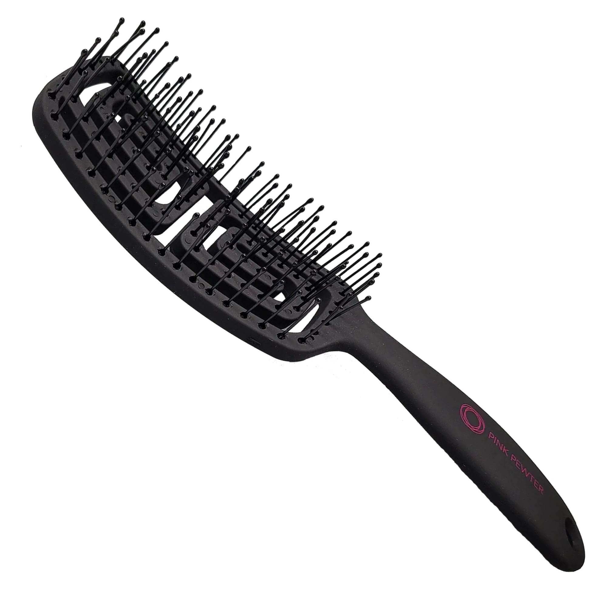 Pink Pewter Authentic "Extreme Vented Flex" Small Contoured Styling Brush