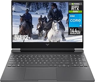 HP Laptop Gamer Victus NVIDIA GeForce RTX 3050 Intel Core i5 13420H 16GB 512GB SSD 15.6" Full HD 144Hz W11 Teclado Inglés Gaming Estable en Calidad Media