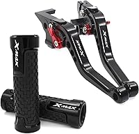 Vista 17 de Palancas de embrague de freno ajustables para motocicleta, empuñaduras de freno de mano para Yamaha XMAX250 XMAX300 XMAX400 Xmax X-MAX 250 300 400