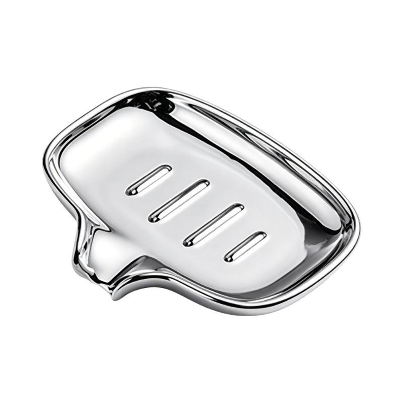 Jfnklfg Silver Ceramic Soap Dish Ceramics Soap Dish