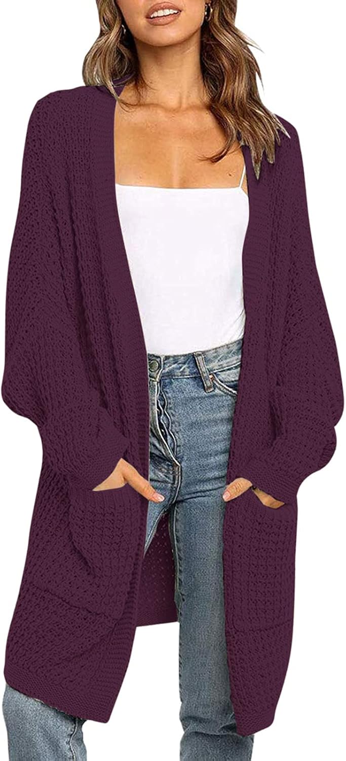 cable knit cardigan sweater with pockets
