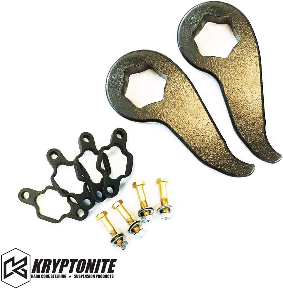 Kryptonite Stage 2 Leveling Kit Torsion Keys & Heavy Duty Upper Control Arms KR20STAGE2 Compatible with 2020-2024 Chevy Silverado/GMC Sierra 2500HD 3500HD
