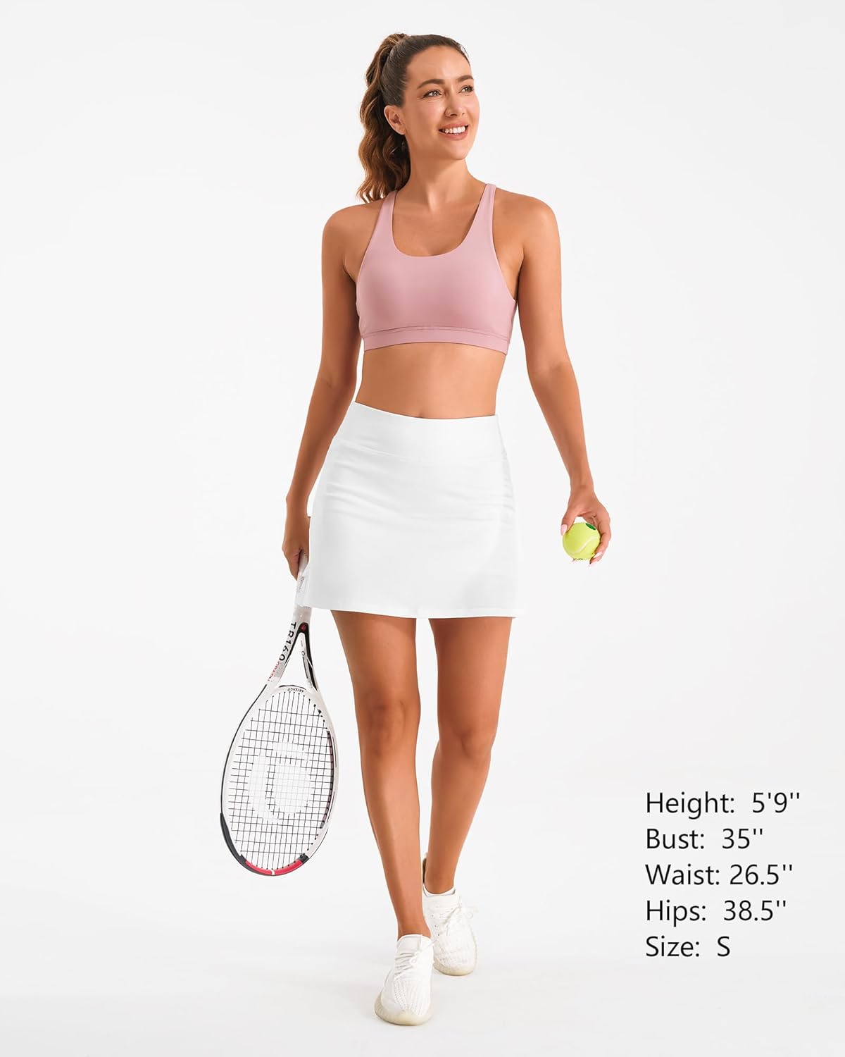 Stelle Tennis Skirts for Women Athletic Skirt with Shorts Golf Skort Pocket High Waisted Skorts Workout Pickleball - Image 7