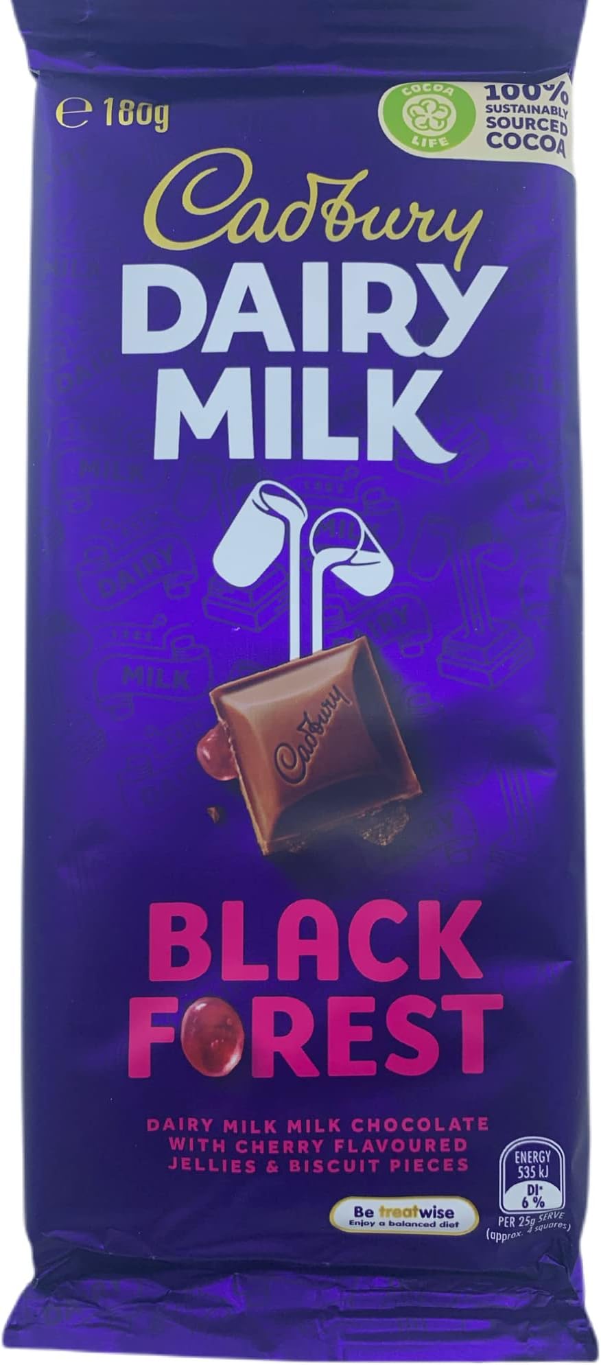 CadburyBlack Forest Dairy Milk, 180g