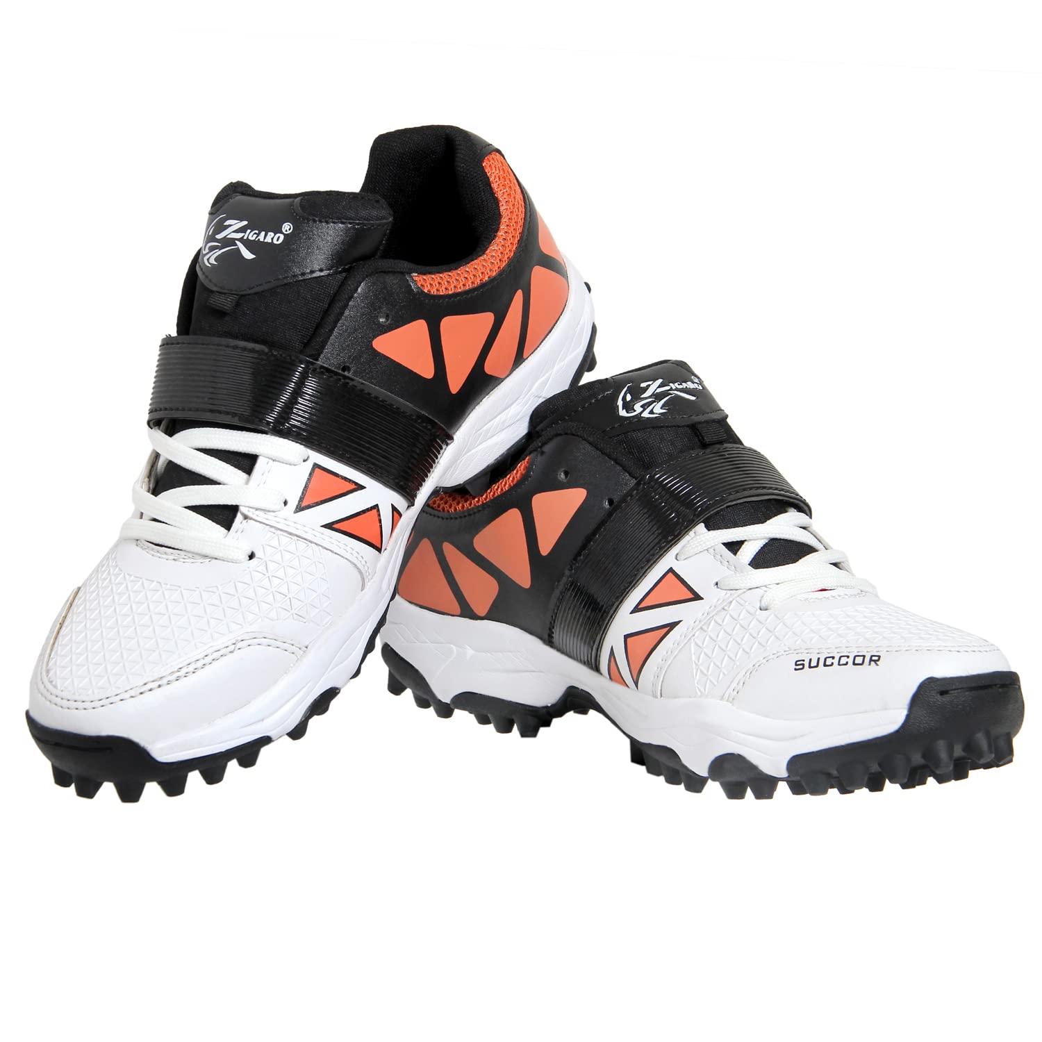 ZIGARO succor White Orange Rubber
