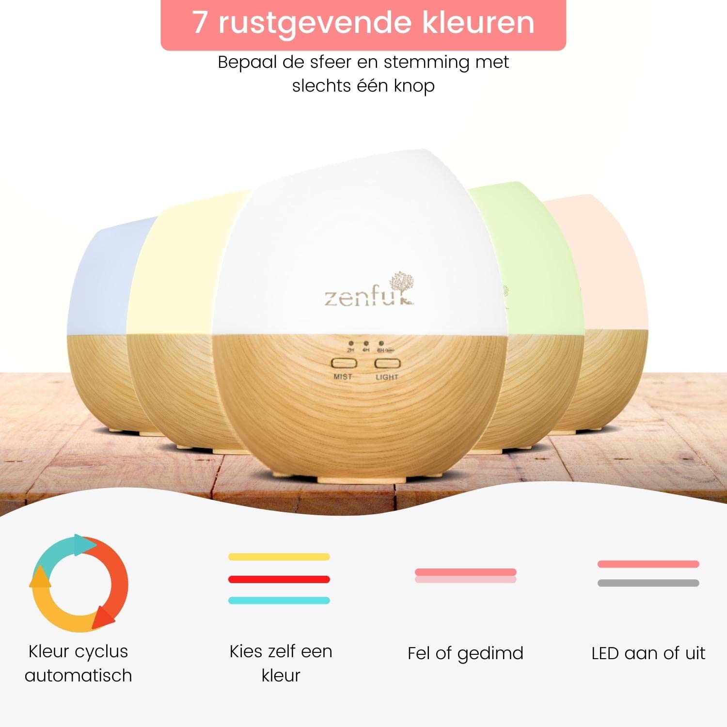 Oasis Aroma Diffuseur Diffuseur Parfum Humidificateur Diffuseur D'odeur Huile Essentielle Diffuseur - 300ml