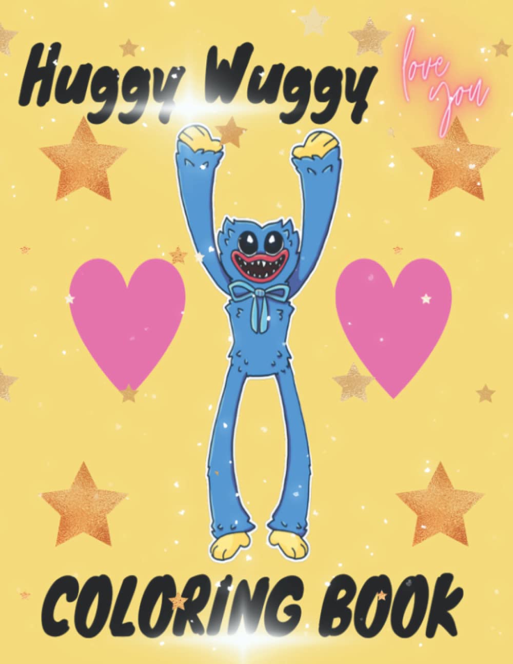 Buy huggy wuggy coloring book poppy playtimes book 50 pages of high