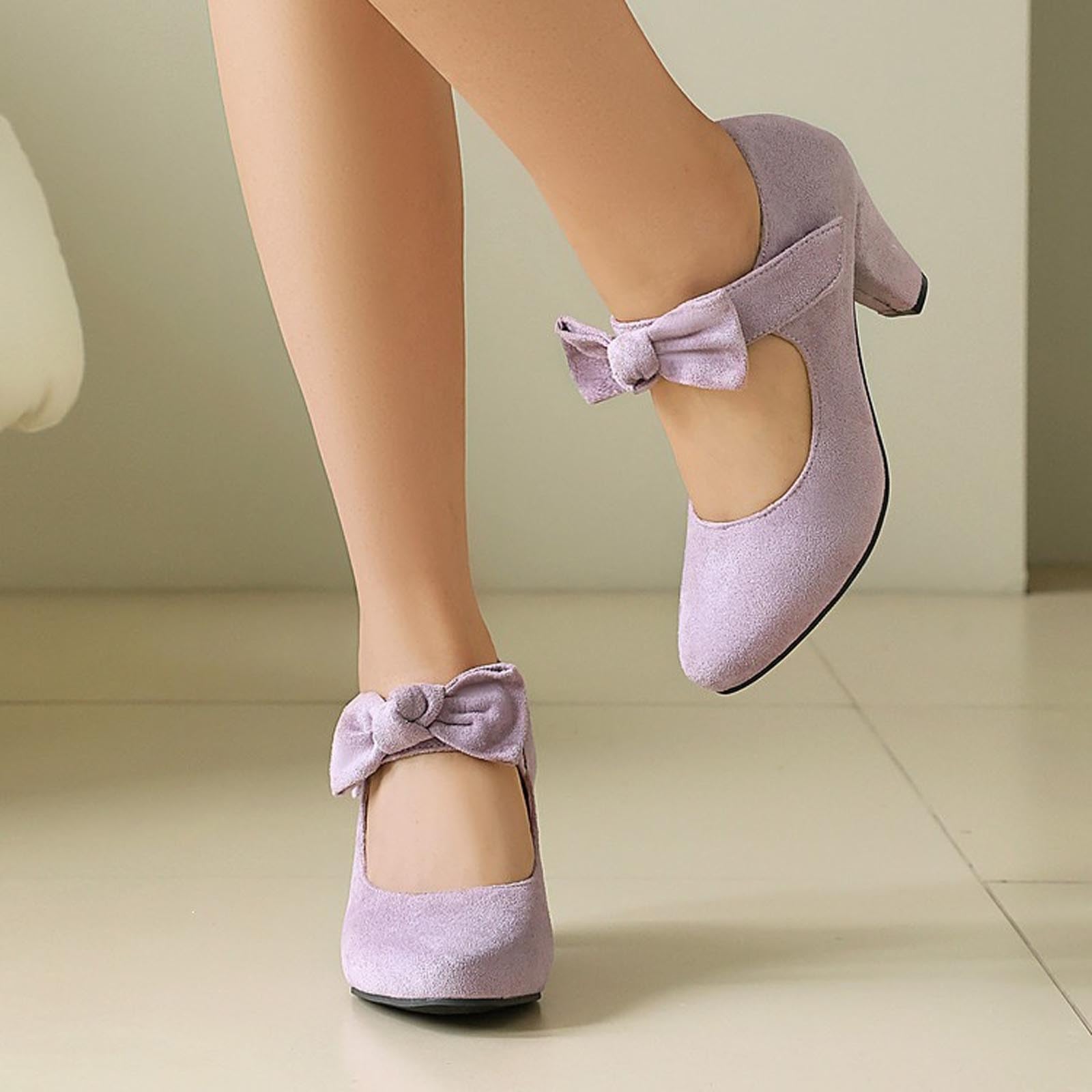 Elegantes Zapatos de tacón con para un Estilo clásico y, Ideales para otoño y para Conjuntos Informales en Festivales, Mujer, cómodos y Modernos para Diario y Ocasiones_1