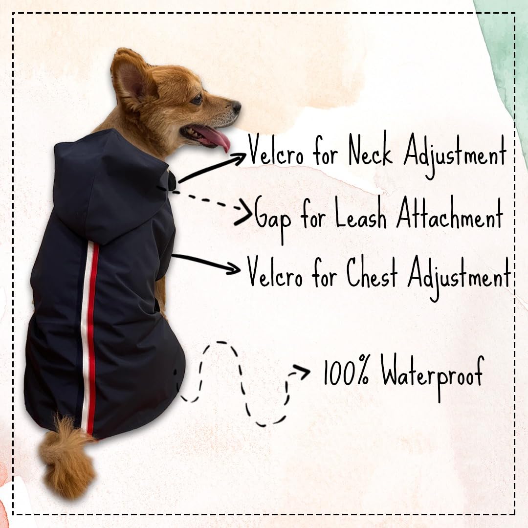 See full amazon price history chart for Petsnugs Navy Blue Raincoat for Dogs & Cats, 100% Waterproof Fabric, Designer, Easy to Wear for Dogs & Cats, for Rainy Weather (L) Petsnugs Navy Blue Raincoat for Dogs & Cats, 100% Waterproof Fabric, Designer, Easy to Wear for Dogs & Cats, for Rainy Weather (L) (B0D5M6HQ9W) Amazon Price History, Amazon Price Tracker