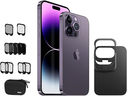 Miniatura 1 de Pan's Scheme - Filtro magnético para lente de teléfono para iPhone 14 Pro, compatible con iPhone 14 Pro con ND Set, Pro-Black Mist, filtros de