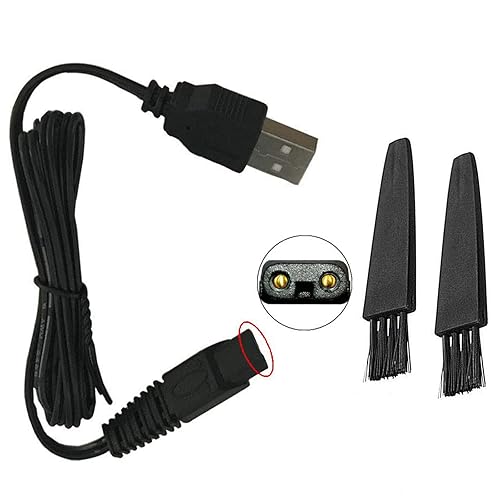 Miniatura 8 de Recargable para máquina de afeitar eléctrica SOLO Recargable de cuerpo completo para afeitadora y peluquería, línea de carga de repuesto de 5 V,