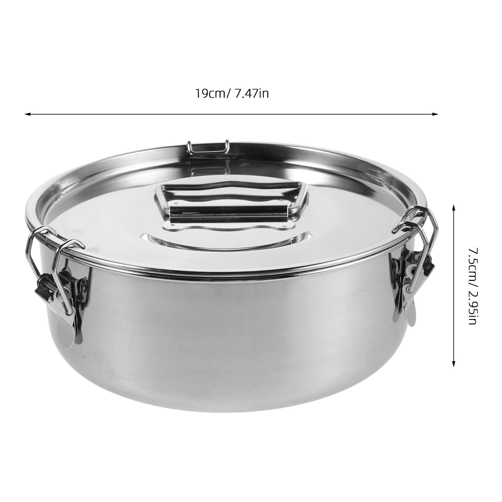 Molde para flan de acero inoxidable: Flanera pequeña de metal de 1,5 litros con tapa y asa, molde para hornear al baño maría y vaporera para pudín, tarta de queso y cupcakes.