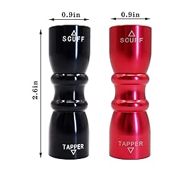 HUIESON Snooker Pool Cue Tip, 2024 New Version Billiard Pool Stick Tip with 3 in 1 Billiard Pool Cue Accessories Tool, Scuffer, Shaper and Aerator, Practical Gifts for Husbands, Best Friends (Black)