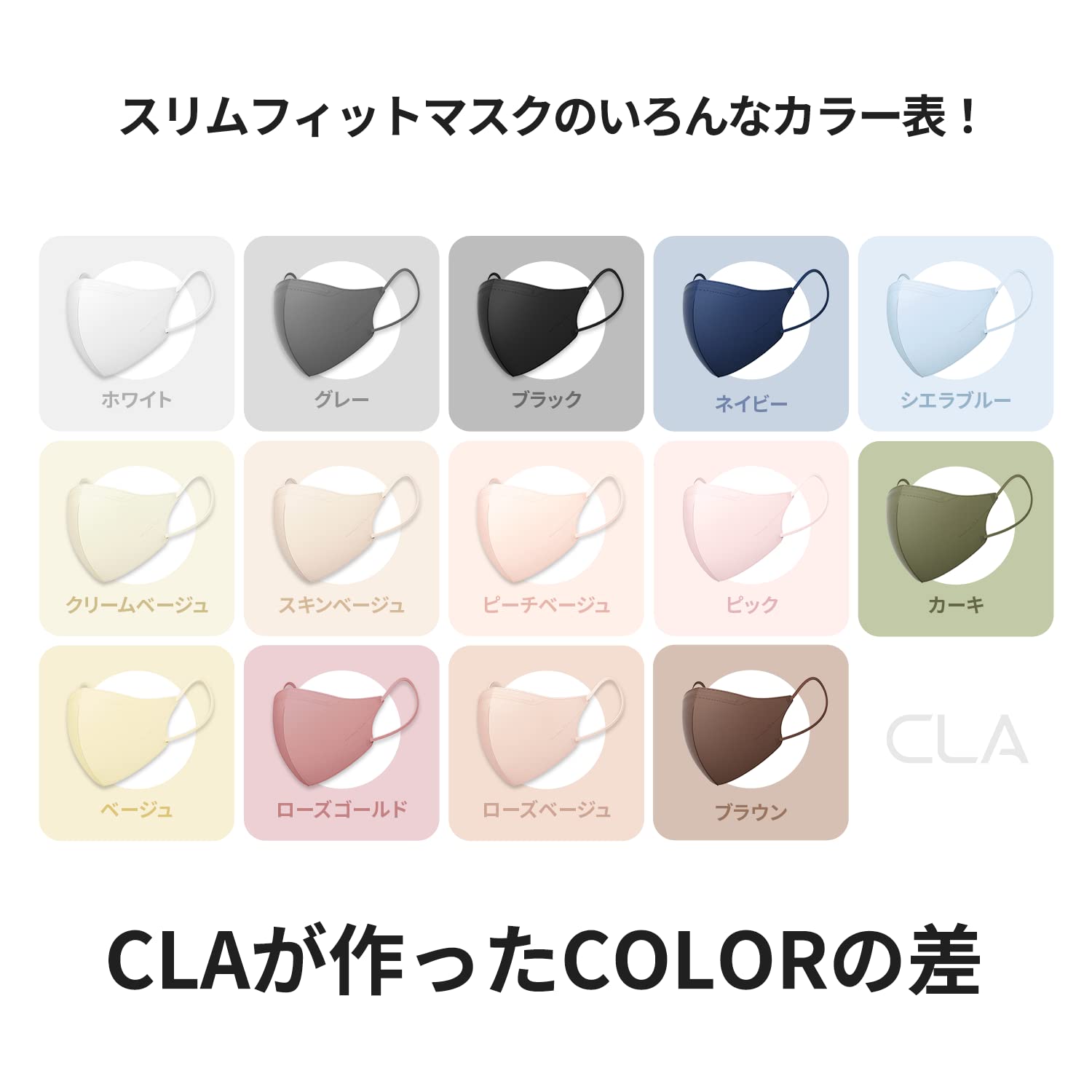Amazon.co.jp: [CLA] 【25,50枚入り】 KF94韓国マスク - バイカラー