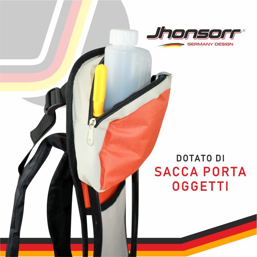 Decespugliatore a Scoppio 52cc 2T a Spalla a Zaino Spalleggiato Giardino Giardinaggio Ergonomico + Dischi e Testina