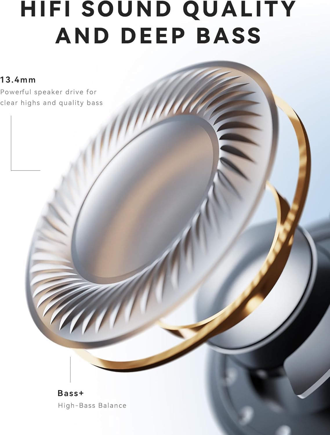 Hybrid Active Noise Cancelling Earbuds Ear Buds Wireless Earbuds with AI Translation Real Time Bluetooth Headphones 56H Playback Hi-Res Stereo Open Ear Buds & Charging Case for Sports Workout Travel