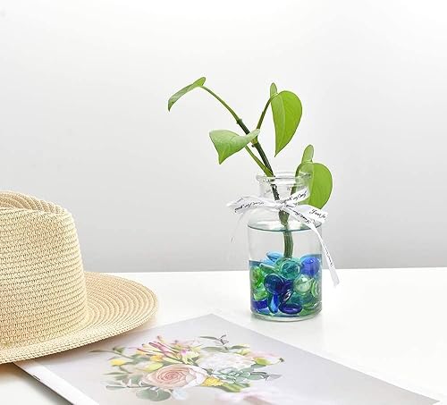 Miniatura 6 de Alrededor de 2 libras de piedras decorativas perfectas para acuarios, jarrones, manteles, álbumes de recortes y mucho más. Hermosas gemas. (rocas de