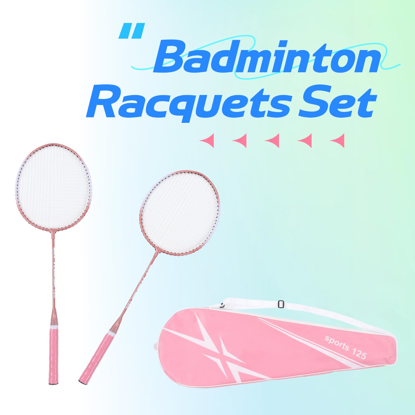 Badminton Racquets Set Lightweight Badminton Rackets Kit Professional Separate Badminton Rackets for Beginners Student Training