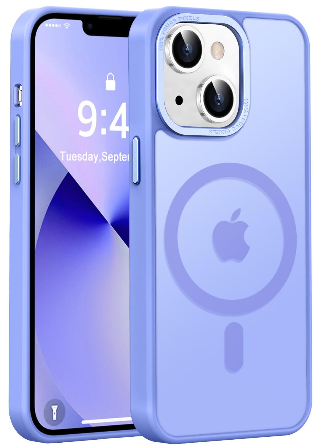 Newfuture Strong Magnetic Compatible with iPhone 17 Pro Case [13 FT Military Drop Protection] [Compatible with Magsafe] Slim Translucent Matte Shockproof with Anti-Fingerprint Phone Case, Tender Pink — view 74