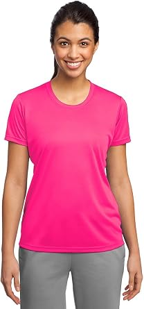 Womens Sport Performance Moisture Wicking Athletic T Shirt