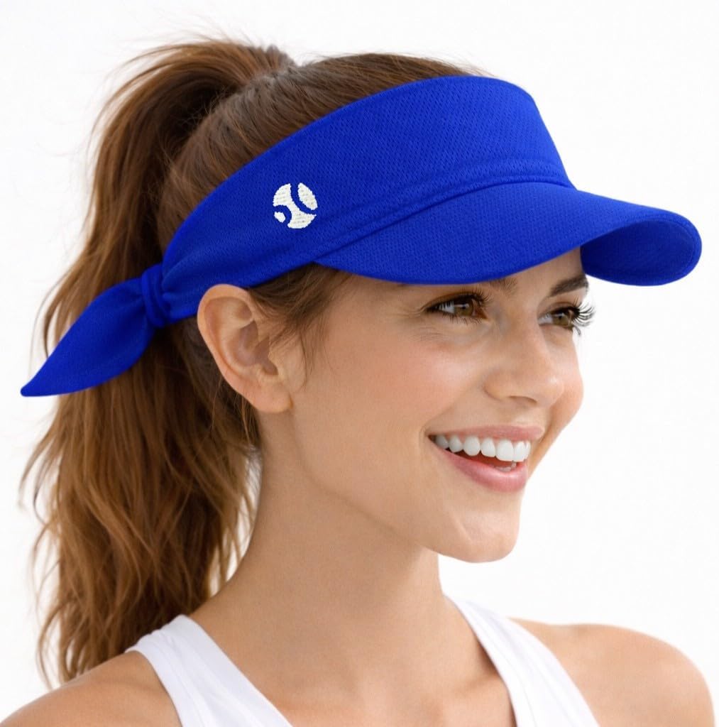 Women’s Adjustable Sports Visor – UV Protection, Lightweight for Golf, Tennis & Running, One Size, Standard