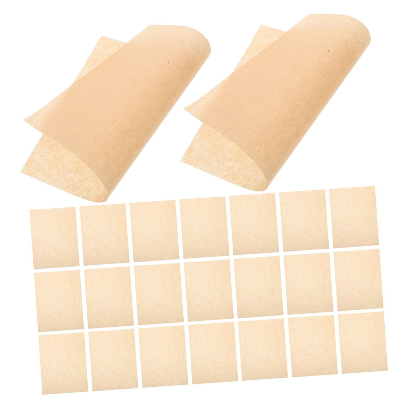 500piezas Bandeja De Horno Papel Vegetal Resistentes Grasa Papel Para Repostería y Pizza Para Barbacoa y Uso Cocina Grueso