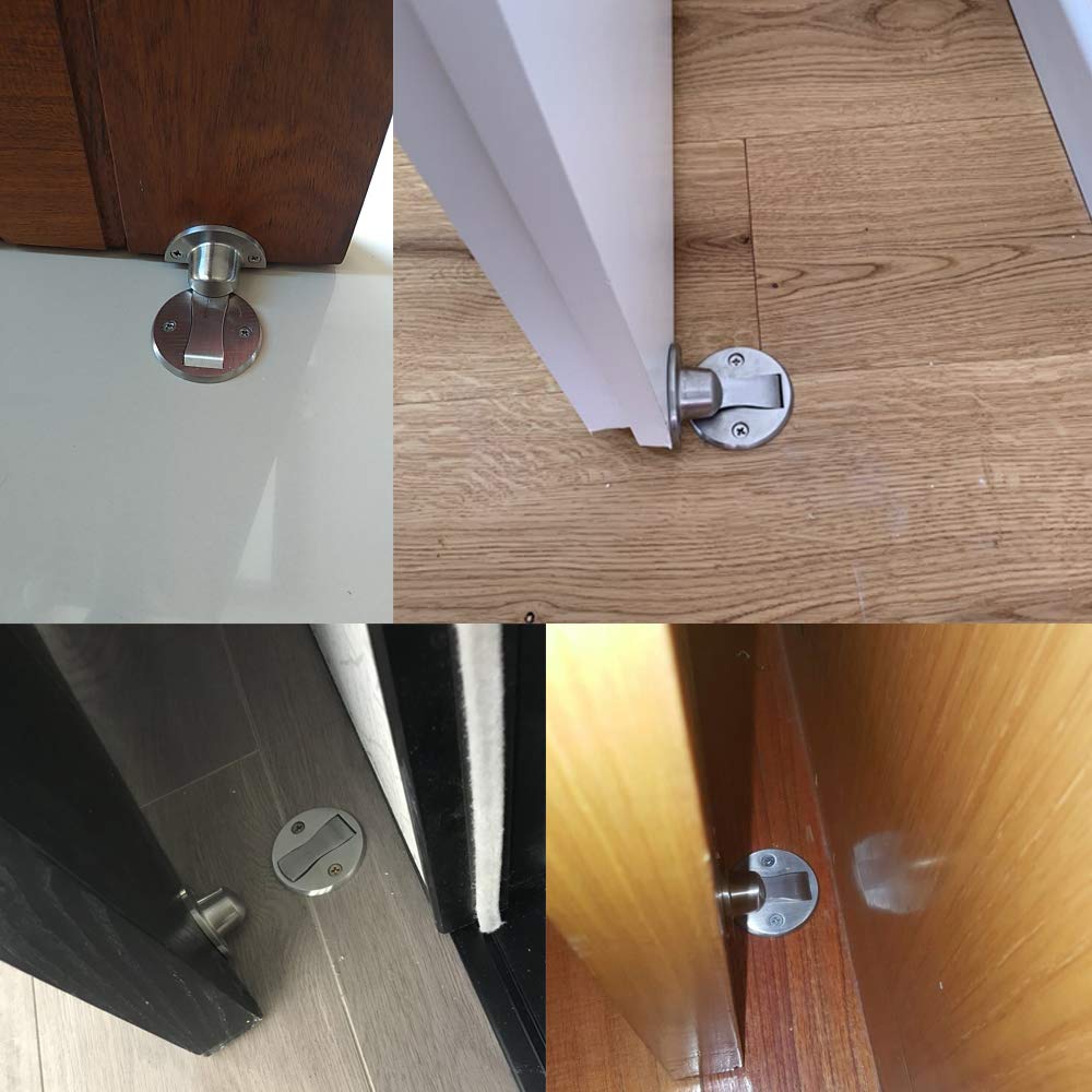 KingYH 1 Pack Door Stop Stainless Steel Heavy Duty Floor