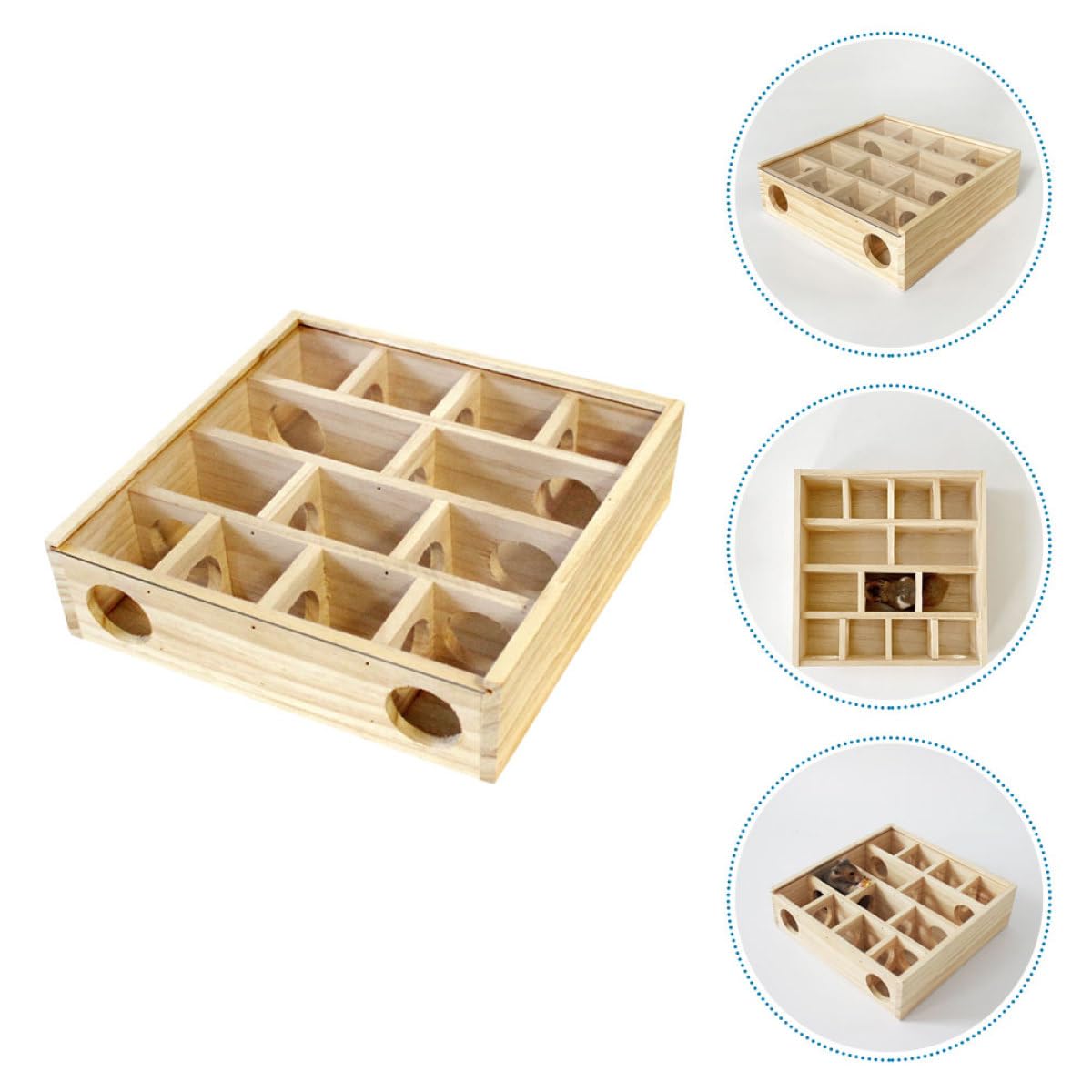 Mehrgitter Mauslabyrinth zur Gesunder Entwicklung Unterhaltsames Hamsterzubehör für Haushalt Geeignet für Kleine Haustiere Wie Hamster und Ratten