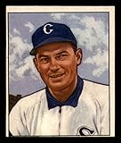 Baseball MLB 1950 Bowman #237 Bill Salkeld ERR: No Copyright miscut White Sox