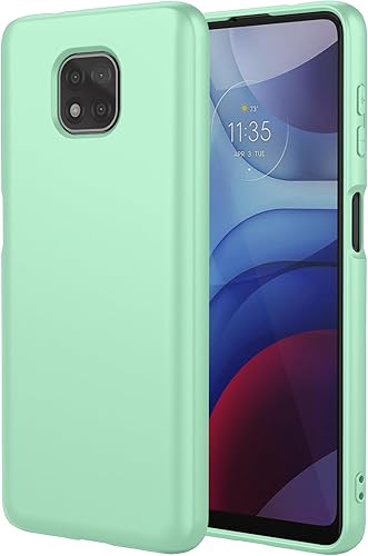 Funda para Moto G Power 2021, funda de silicona líquida con protección de cuerpo completo, forro de microfibra suave, antiarañazos, a prueba de