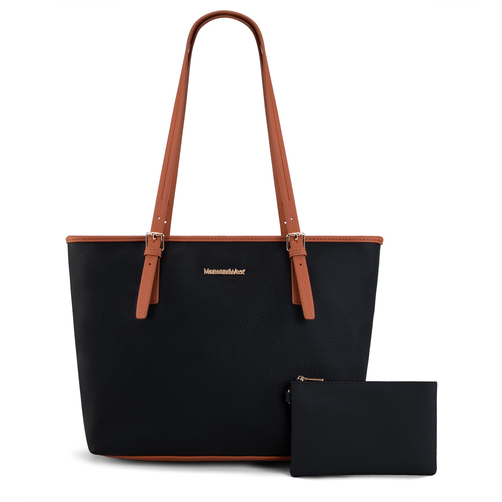 Montana West 女性用ハンドバッグ 3点 トートバッグと財布セット ショルダーサッチェルハンドバッグ