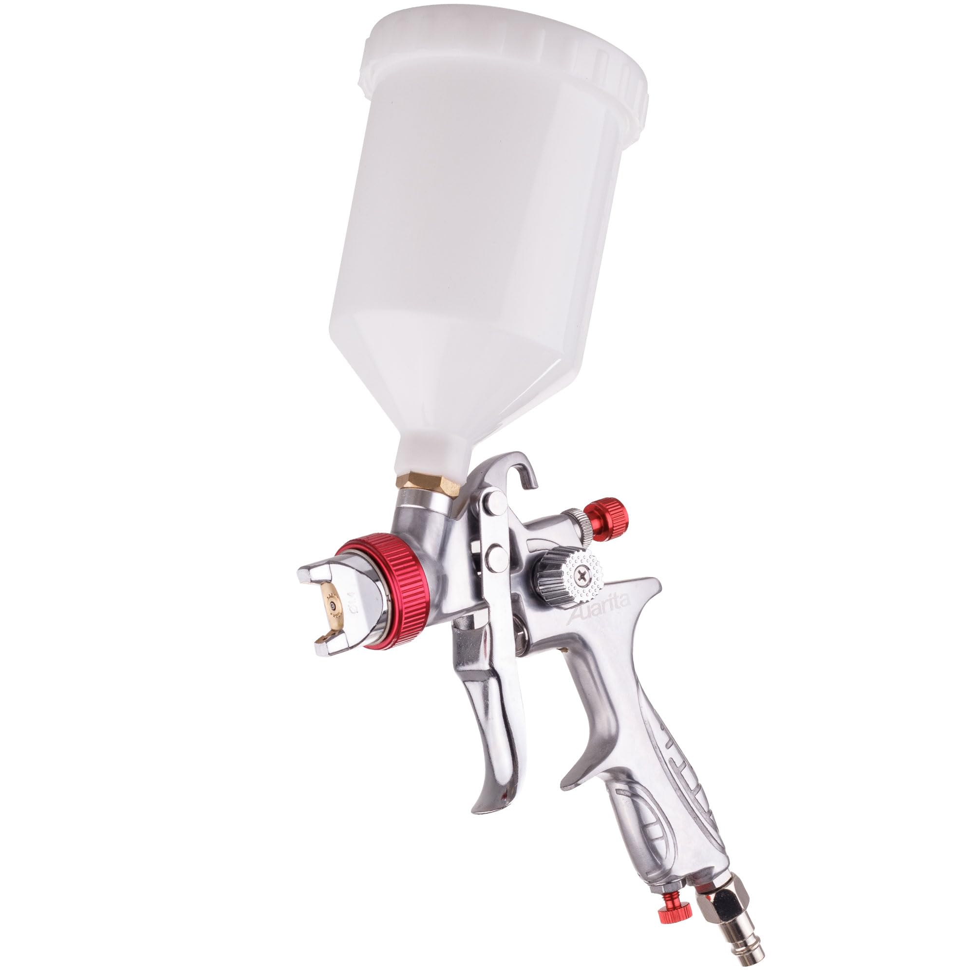 HVLP H-887P Pistolet pulvérisateur à Technologie Buse de 2,5 mm Durable Capacité de 600 ML pour la Peinture Trois Modes de réglage Très Efficace Bon pour Les matériaux Lourds