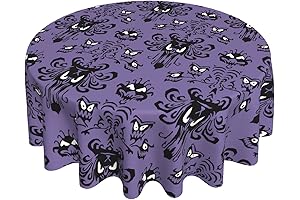 Sweetshow Purple Halloween Tablecloth: A Hauntingly Elegant Dining Essential