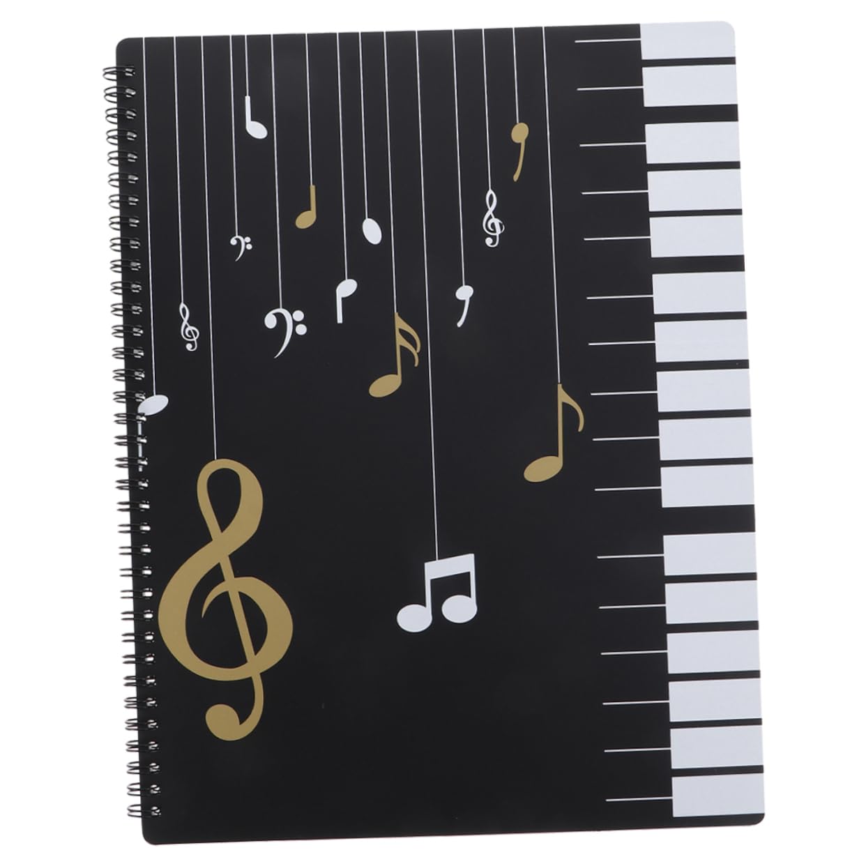 Toyvian Sheet Music Folder File Paper Storage A4 Size Music Binder for Musicians Comfort Grip and Design