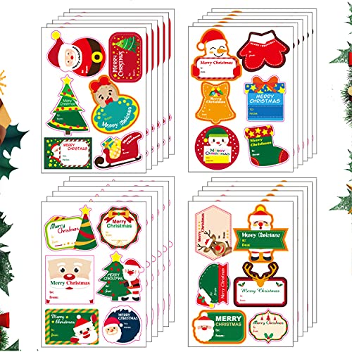 Adhesivos Navidad Regalos Marca QIMMU