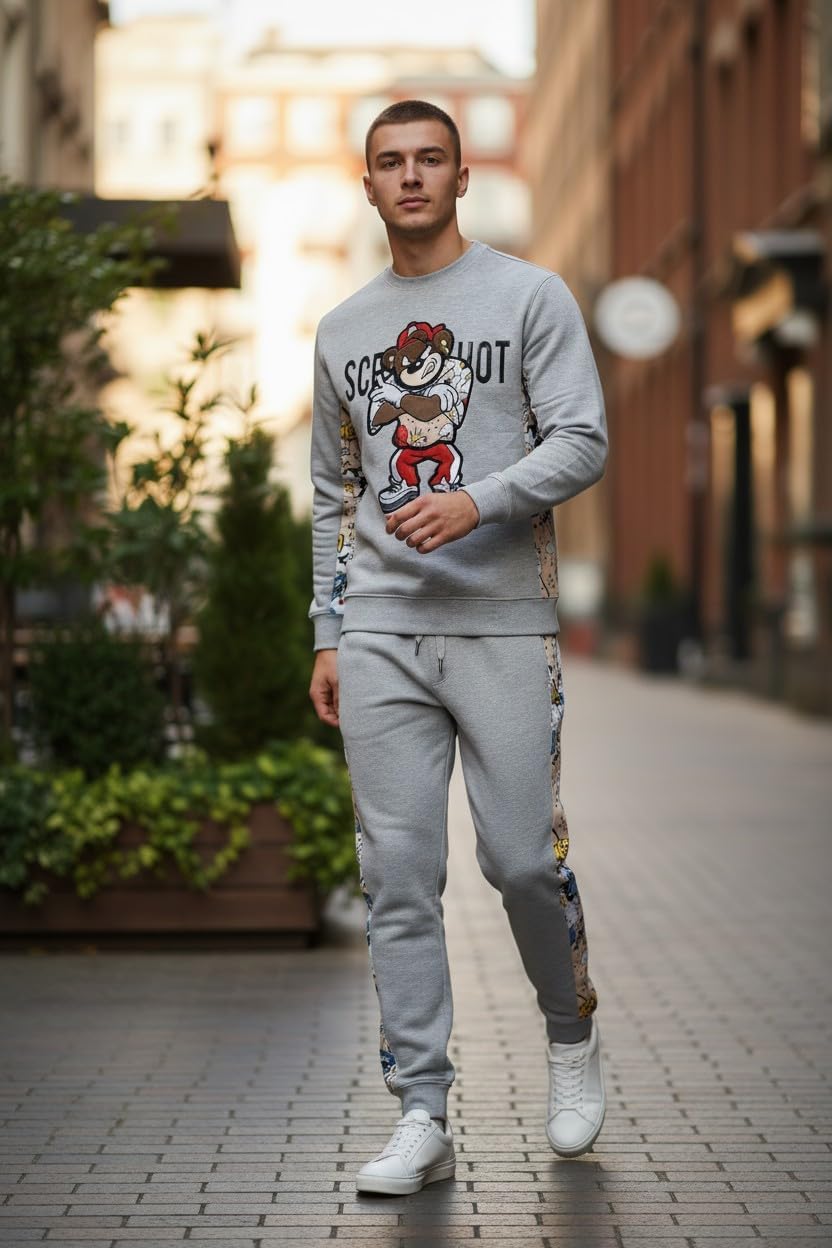 SCREENSHOT P1113 Fleece Pants Premium Urban Streetwear Graphic Sweatpants - Classic Jogger Fit - Image 4